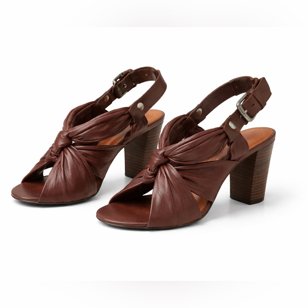 Dries Van Noten - Knotted Leather Sandals Size 39.5 (9.5) - Picture 2 of 7